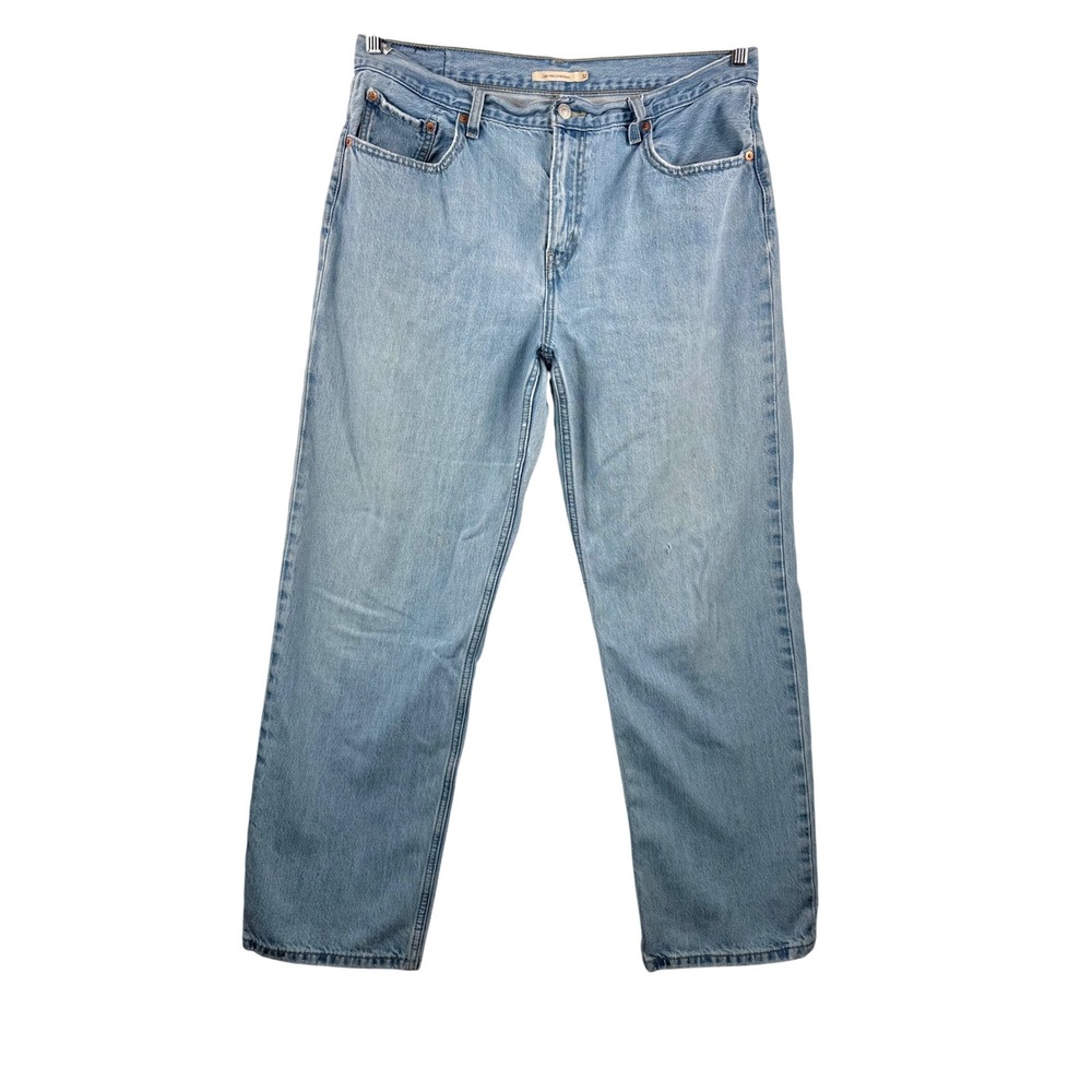 Levi's Low Pro Straight Jeans sz 32 Light Wash Denim Relaxed grunge